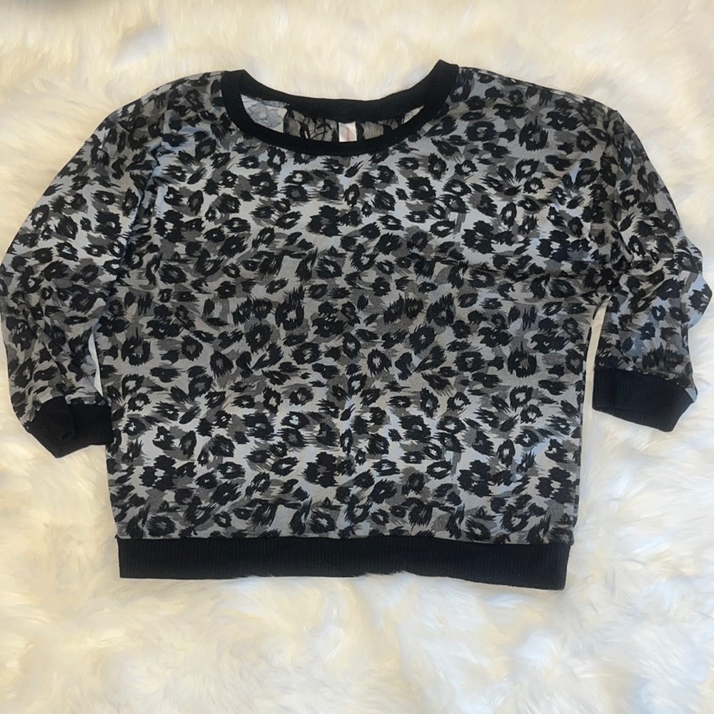 Leopard & Lace Top